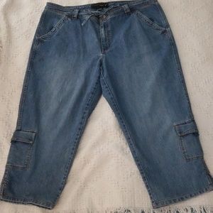 VENEZIA GENTLY LOVED DENIM CAPRRI PANT SIZE 20